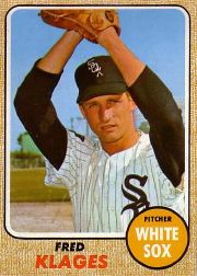 1968 Topps Baseball Cards      229     Fred Klages